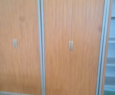 metal tambour storage cabinets