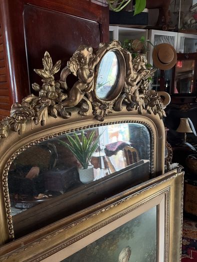 Stunning Louis Philippe Gilded Mirror
