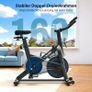 Exercise Bike with Adjustable Resistance, Quiet Home Trainer Bicycle with App, Ergometer Indoor Spinning Bike for Cardio Training at Home, Fitness Bike up to 160 kg Image 2