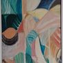 Large Original Abstract Painting Contemporary Art Modern Irish abstract art Framed Warm Art Deco Art Image 5