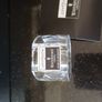 John Rocha crystal napkin rings & Napkins x4. Image 3