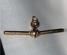 Vintage Hallmarked 9ct Gold Albert Bar