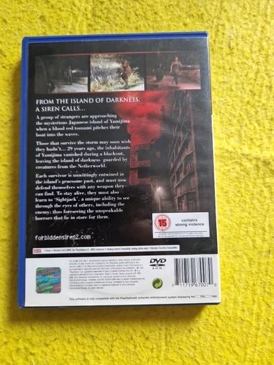 Forbiden Siren 2 PlayStation2 Ps2 Games Original