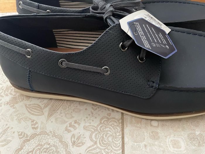 Next Navy Boat shoes men UK 12