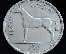 Ireland - 1963 - Half Crown - Horse - KM.16a - [291]