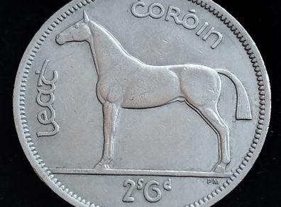 Ireland - 1963 - Half Crown - Horse - KM.16a - [291]