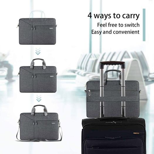 Commuter Laptop Bag Black 15.6inch