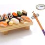 Brand New Ceramic Sushi Cutlery Set for four People with Chopstick Holder Image 7