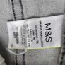 M&S Ladies Grey Straight Leg Soft Stretch Jeans Sz 12Long Image 6