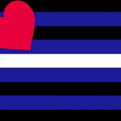 Gay Leather Pride flag FREEPOST