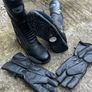 motorbike boots and gloves Image 3