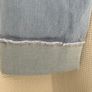 Kalisson Light Wash Turn Up HR Crop Jeans Image 7
