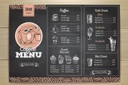 Coffee shop menus boards prints on pvc boards