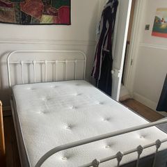 Small double bed (4ft) and mattress included.