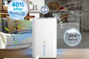 2.7L Dehumidifiers for Home Electric Dehumidifier for Bedroom Quiet &amp; Touch Control Dehumidifier for Bathroom,10-Hour Timer,Auto Shut-Off &amp; 7 LED Dehumidifiers for Wardrobe Closet R  850ML/24H