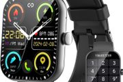 Kuizil T70 Smartwatch with Phone Function, 1.91 Inch Fitness Watch, IP68
