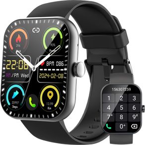 Kuizil T70 Smartwatch with Phone Function, 1.91 Inch Fitness Watch, IP68