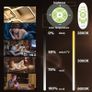 LED Dimmable Ceiling Lights with Remote, Chandelier Ceiling Light with 4 Squares, Flush Mount Ceiling Lamp for Living Room Kitchen Office Bedroom Dining Image 5