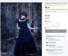 halloween Wednesday Addams costume