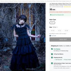 halloween Wednesday Addams costume