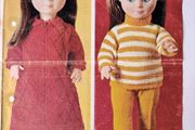 Knitting Pattern - Clothes for Dolls - 13.5 inch / 34 cm.