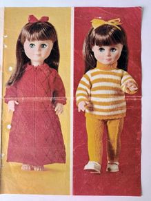 Knitting Pattern - Clothes for Dolls - 13.5 inch / 34 cm.
