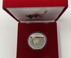 2003 Ireland Central Bank Special Olympics Uncirculated Silver Proof 10 Euro Coin.