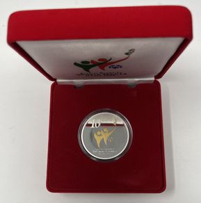 2003 Ireland Central Bank Special Olympics Uncirculated Silver Proof 10 Euro Coin.