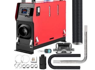 5KW Diesel Air Heater All in One 12V with LCD Switch Remote Control Low Noise Suitable for Cars Vans Trucks RV Boats Trailers