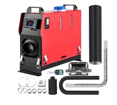 5KW Diesel Air Heater All in One 12V with LCD Switch Remote Control Low Noise Suitable for Cars Vans Trucks RV Boats Trailers