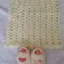 Handmade baby cardy/dress sets 0-3 months Image 6