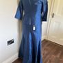 Navy 100% Silk Mother of the Bride Three Piece Image 10