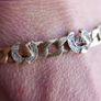 Vintage 9c 375 Yellow Gold Solid Diamond Cut Horse Shoe with Horses Head Link Bracelet 6" 9,2 grams Image 6