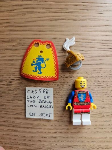 lego cas568 lady of the brave lion knights, set 10305