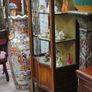 Antique Mahogany Display Cabinet Image 3