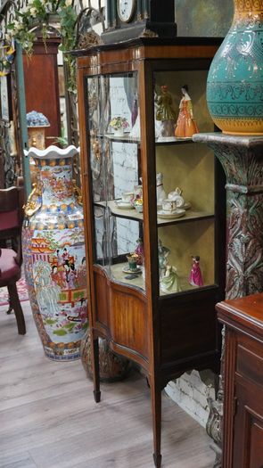 Antique Mahogany Display Cabinet