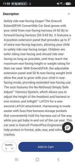 Graco Extend to Fit Car Seat and Travel Bag