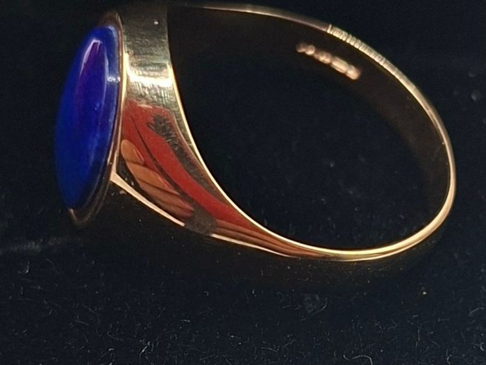 9ct lapis lazuli ring