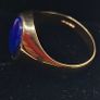 9ct lapis lazuli ring Image 2