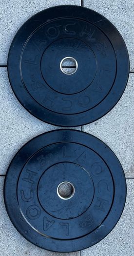 Set,3 - 50kg Olympic bumper weight set