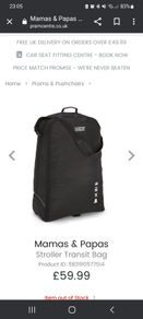 Mamas & Papas travel suitcase