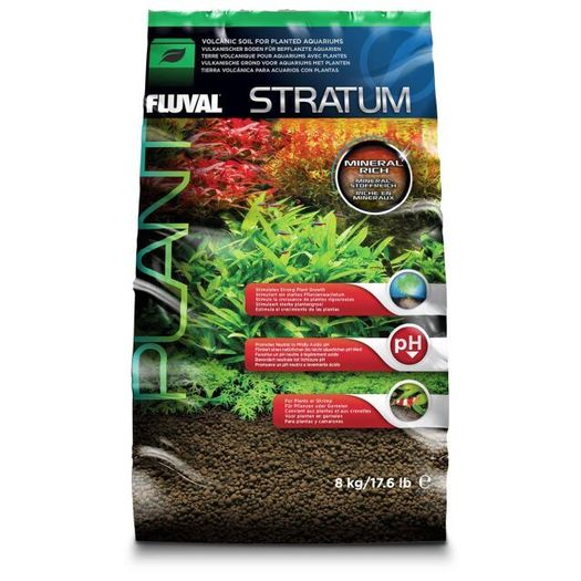 Fluval Plant & Shrimp Stratum 8kg - Volcanic Soil Substrate for Planted and Shrimp Aquariums