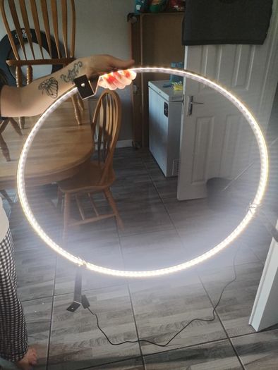 dart board rubber ring and led light