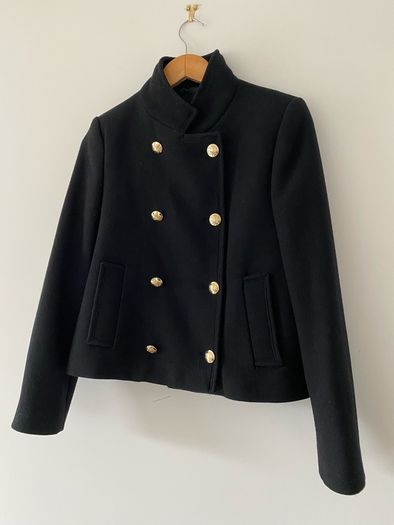 Zara Casual Double Breasted Pea Coat