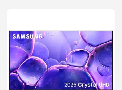 Samsung 43" TU8000 Crystal UHD 4K HDR Smart TV
