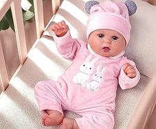 20-Inch Lifelike Reborn Baby Doll with Soft Body Realistic Newborn Girl Silicone Doll with Clothes, Open Eyes, and Play Accessories Gift for Girls Age 3+
