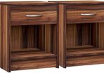Set of two  bedside lockers bedside tables