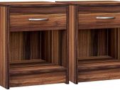 Set of two  bedside lockers bedside tables