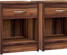 Set of two  bedside lockers bedside tables