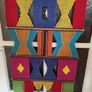 Large Vintage Boho Macrame Woven Textile Nepalese Wall Hanging with Bells Image 4